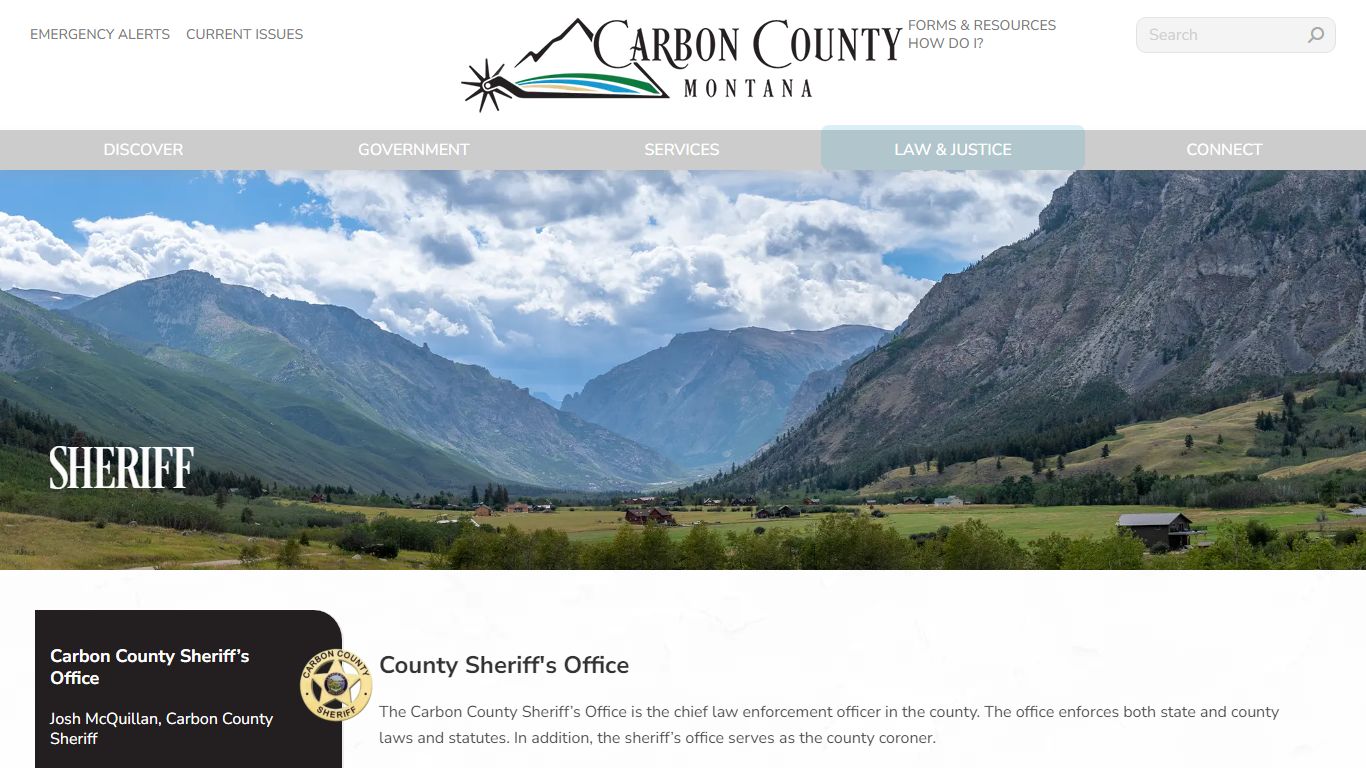 Sheriff - Carbon County